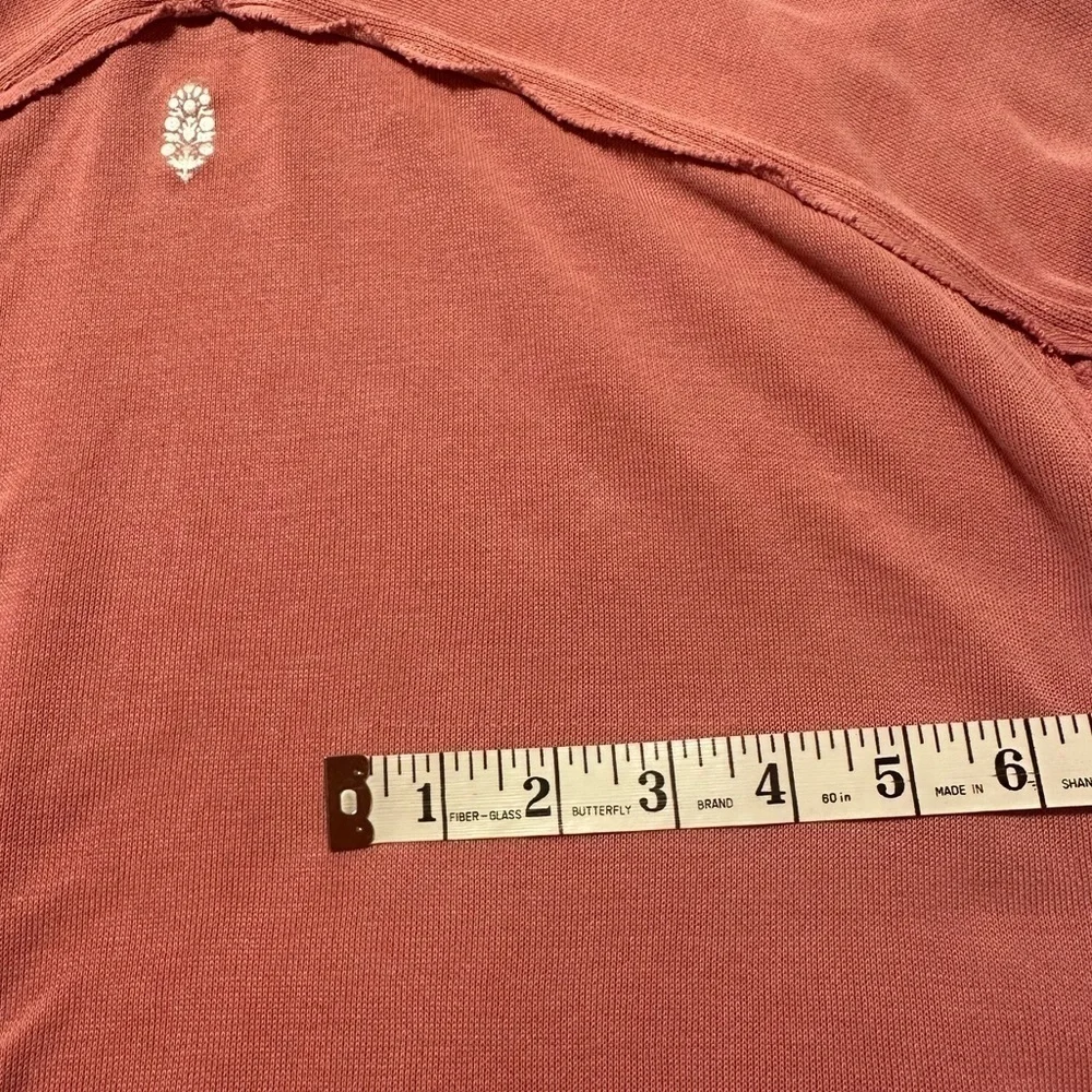 Free People Intimately Ready Go Pullover Hoodie Sweatshirt Pink FP
